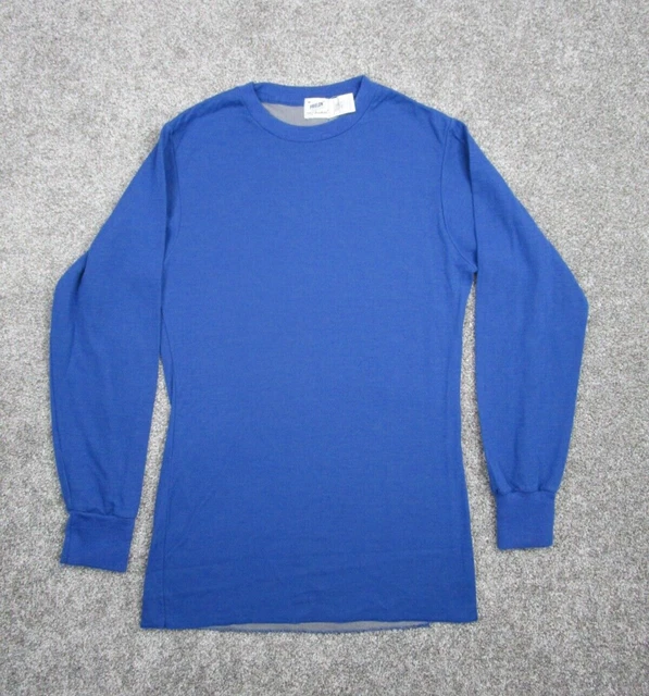 Vtg Duofold Prolon Thermograde Shirt Adult USA Wool Blend Thermal Long Sleeve