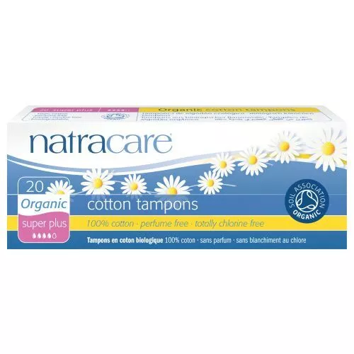 Tampones SUPER+, 20 QUILATES de Natracare