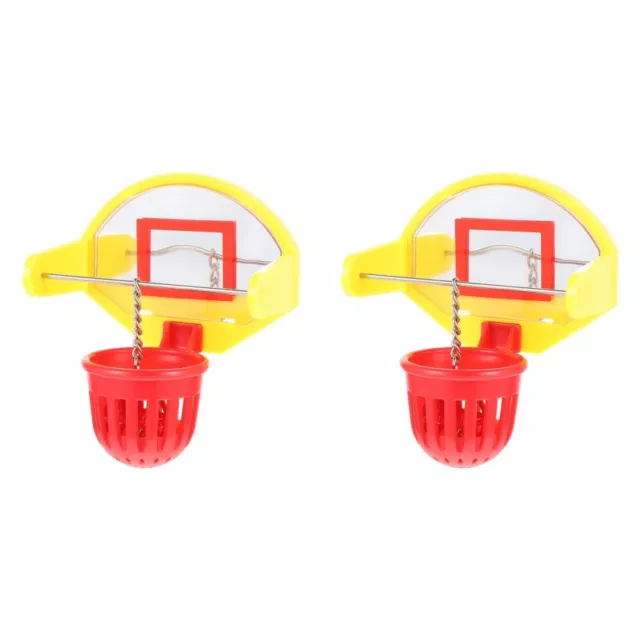 bird trick 2x Parrot Training Toys Parrot Basketball Toy Budgies Basketball Toy