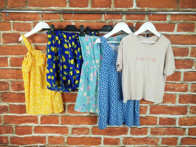 Girls Bundle Age 10-11 Years Monsoon New Look H&M Etc Playsuit Shorts Tops 146Cm