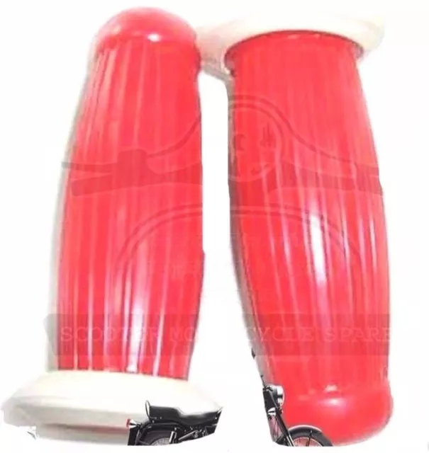 Lambretta SX TV LI GP Barrel-Lenkergriff-Paar, Rot