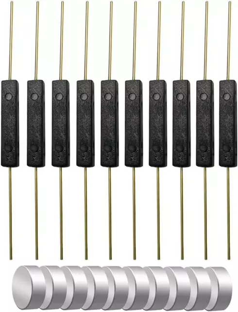 Plastic Reed Switch Reed Contact Normally Open  10Pcs