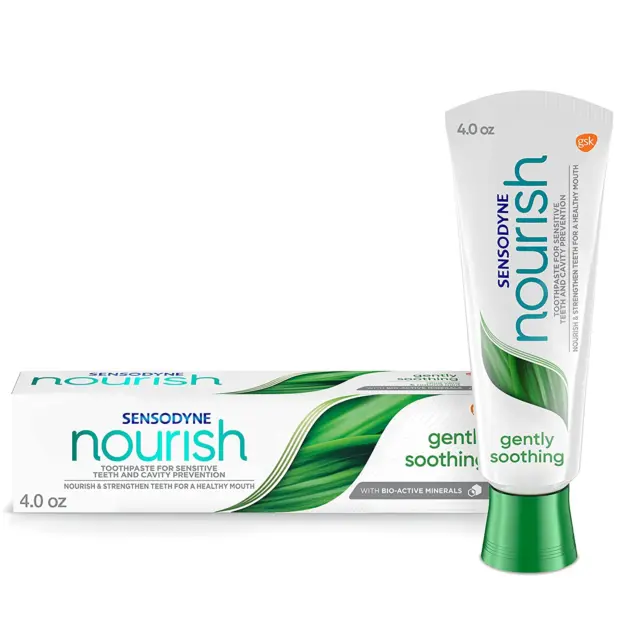 Sensodyne Nourish Gently Soothing Sensitive Toothpaste for Sensitive Teeth and C