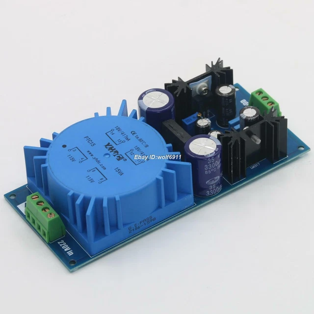 LM317 / LM337 Regulator Adjustable Dual Voltage Regulator Power Supply