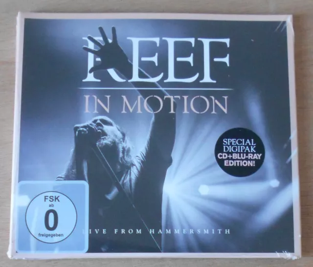 Reef - In Motion Live From Hammersmith - Sealed Cd + Blu Ray - 2019 Ear Music