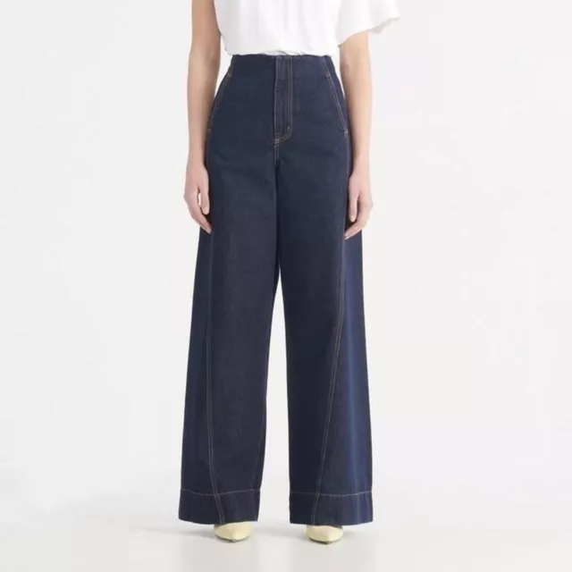 Nobody Denim Jeanie Tailored Trousers Wide Leg Jeans 12 BNWT