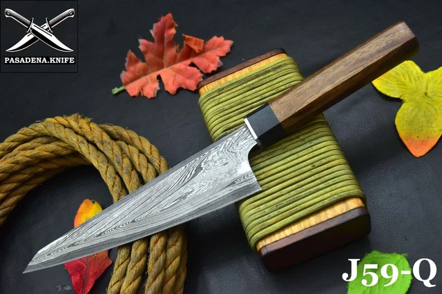 Custom San Mai 13.0"OAL Hand Forged Damascus Steel Chef Knife Handmade (J59-Q)