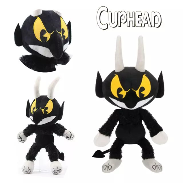 Cuphead Mugman Devil Boss Plush Toy Stuffed Animal Doll Kid Baby Xmas Gift Decor