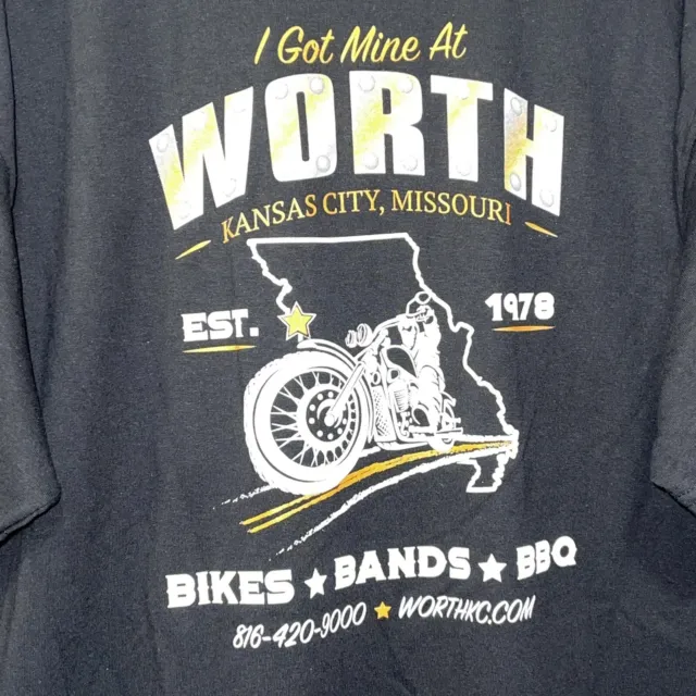 Harley Davidson t shirt Worth Harley Kansas City size xl v1