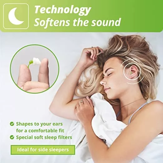 alpine sleepsoft ear plugs - reduce snoring and improves sleep - soft filters 3