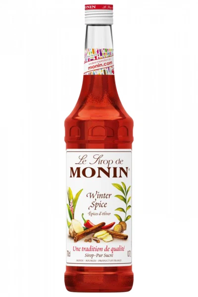 Sciroppo Winter Spice, Gusto Speziato con Note Piccanti, Monin 70cl