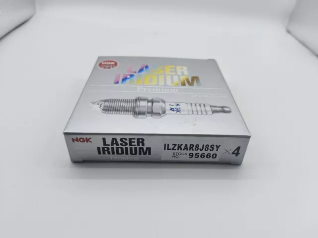 For 4PCS ILZKAR8J8SY 95660 Iridium Spark Plug For 2017-2020 Honda CR-V/Civic