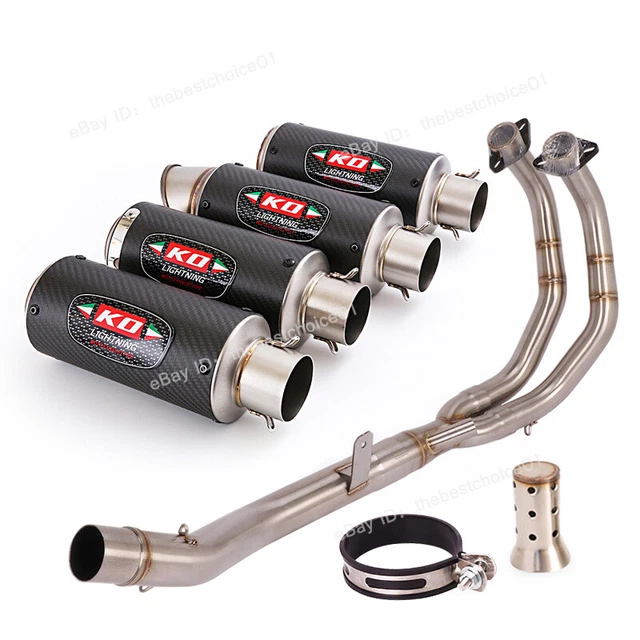 WHOLE EXHAUST SYSTEM Header Pipe Muffler For Honda CBR500R CB500X
