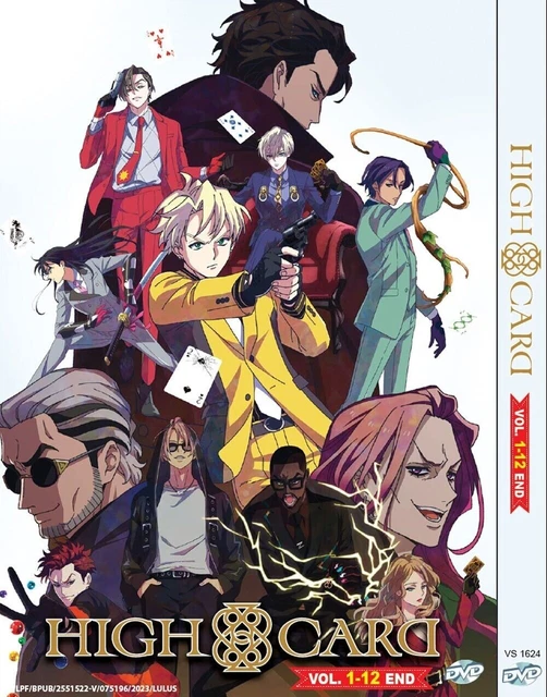 English Dub Yuukoku No Moriarty Dub DVD ANIME HIGH Card End