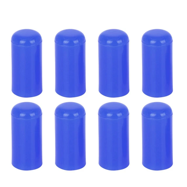 8pcs 6mm 0.24" Prise Vide Tube Tuyau Terminal Bonde Bleu pour Voiture