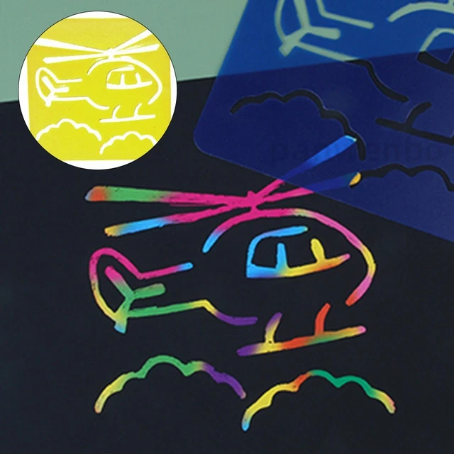 Enhance Artistic Skills with Animal Car DIY Painting Template Stencils for Kids