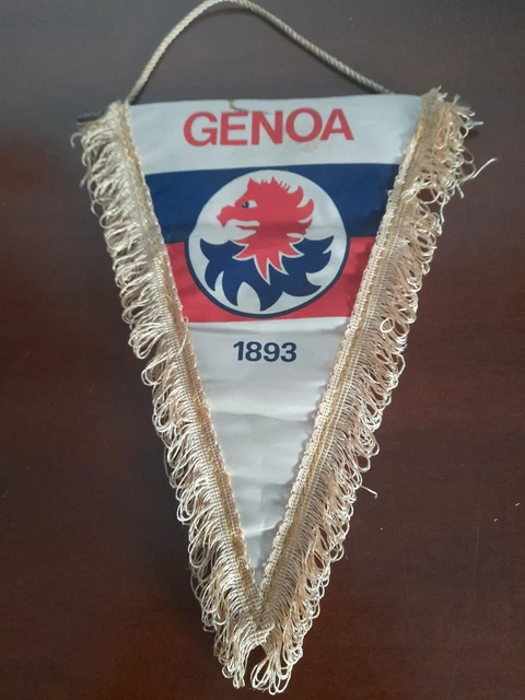 Fanion Vintage Football Torino Début Années 80 - Gagliardetto 30x38 Cm, Champion D'Italie