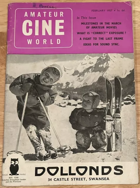 Amateur Cine World Magazine - February 1957