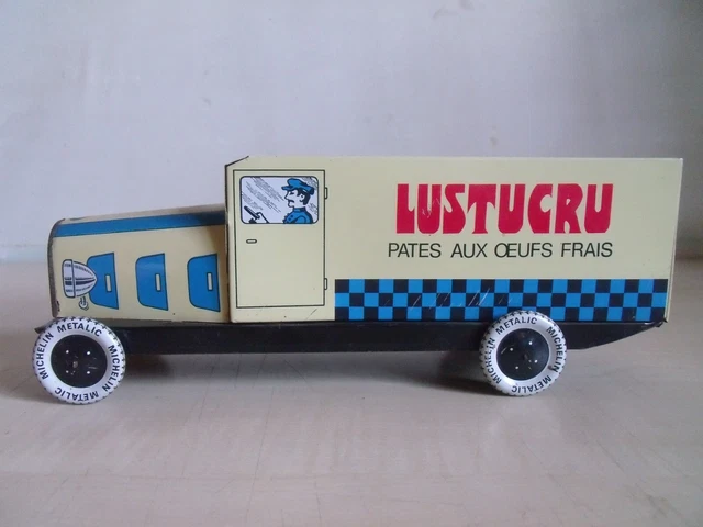 Camionnette Publicitaire En Tôle Ets Jacquemet - Nostalgie Repro CR - Jouet Collection France