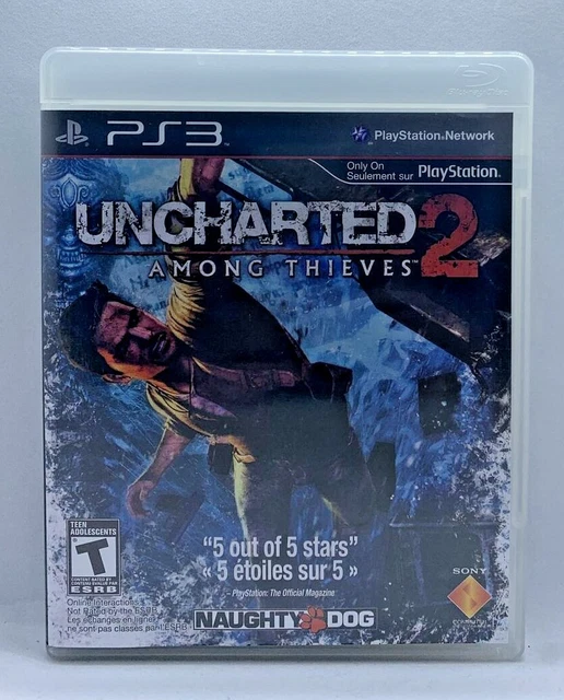 Uncharted 2: Among Thieves (Sony PlayStation 3, 2009) Complete CIB