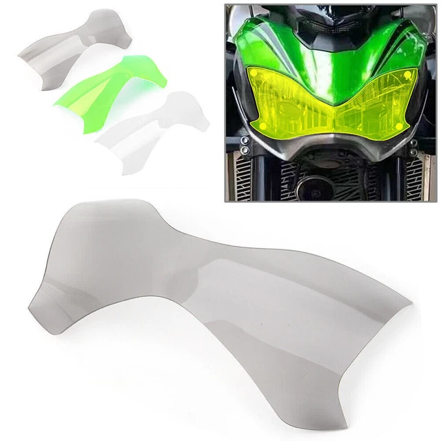1x Headlight Guard Shield Screen Lens Cover For Kawasaki Z900 2017 2018 2019