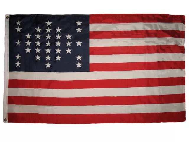 3x5 USA Ft Fort Sumter Flag Union Civil War 33 Star American Flag Banner 100D