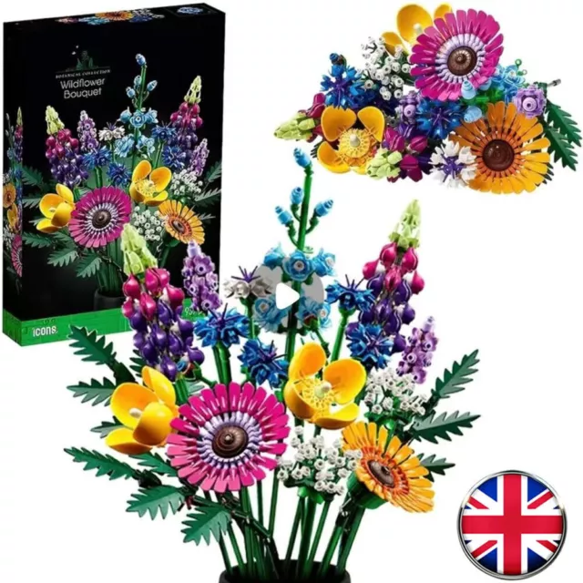 Wildflower Bouquet Set, Artificial Flowers with Poppies 10313 Icons X