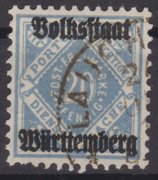 == AD Württemberg Dienst Mi. 140b gest., gepr. BPP, Kat. 40€ ==