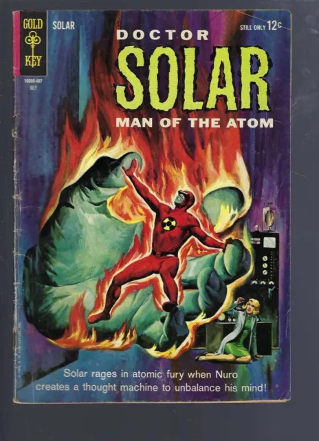 Doctor Solar Man Of The Atom 8  - 1962 Series -  Silver Age    Gold Key