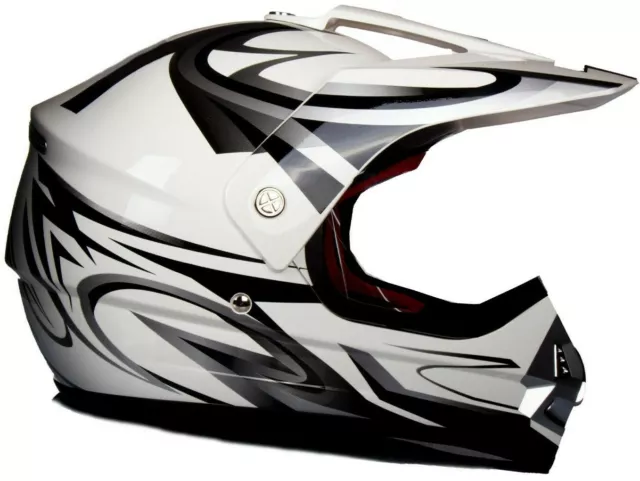 Casco per moto da cross fuori strada fuoristrada enduro motocross omologato C.E.