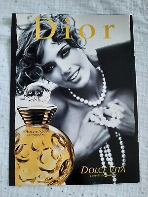 Dior Dolce Vitade 1997 Perfume Ad  C Dior Publicité papier Parfum 