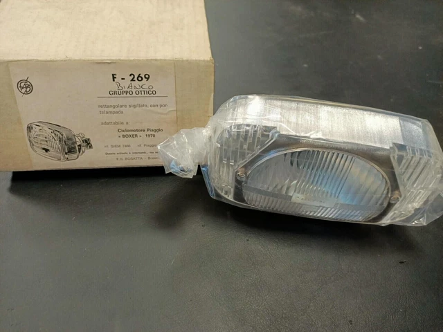 PS11093 gruppo ottico BOSATTA f-269 PIAGGIO boxer bianco 124190 7466