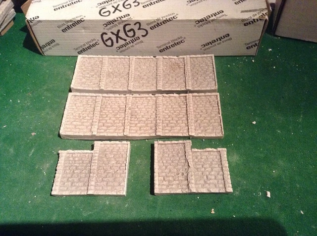 Noch 34857 Retaining Wall Model Kit - Long Gray, N Scale For Model Railways & Dioramas - View #10