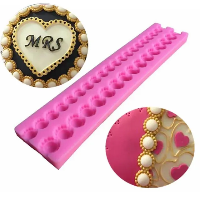 Pearl Chain Jewel Silicone Mould - Cake Fondant Decorating Baking Mould