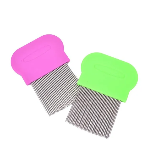 Lice Treatment Comb for Head Lice/Nit Lice Egg Removal Stainless Steel Metal