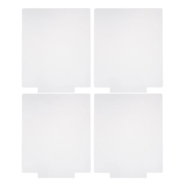 4 PCS CLEAR Plastic Sheet Thick Acrylic Sheets Diy Photo Frame £13.68