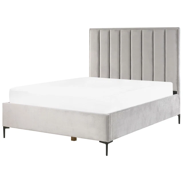 Ensemble de Chambre à Coucher Lit Double 140 x 200 cm avec Coffre et 2 Tables d 4