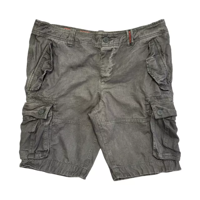 Pantalones cortos para hombre Grey Denim de Superdry, talla 2XL W38 D465