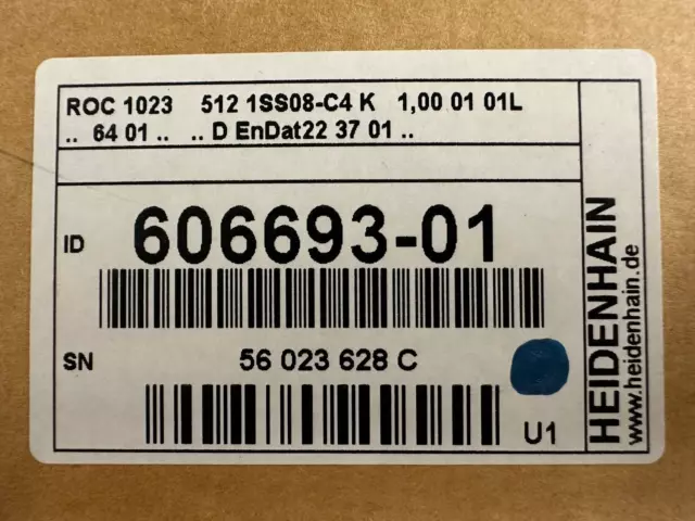 HEIDENHAIN ROC 1023 512 line absolute rotary encoder ID# 606693-01 new in box