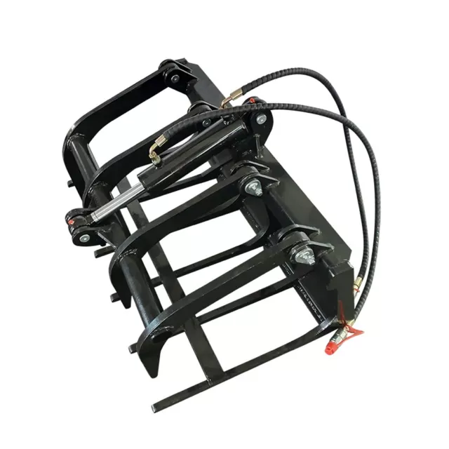 Agrotk M-HGB Wood Grabber Grapper Attachment for Skid Steer/Compact Wheel Loader