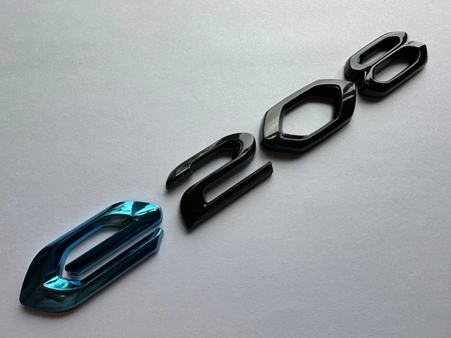 Gloss Black Rear Tailgate Badge Letters For Ford Focus ST Line & Zetec Mk4 (2018+)