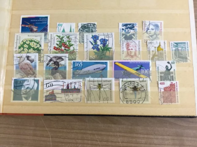 21 Briefmarken BRD gestempelt aus1991 - papierfrei