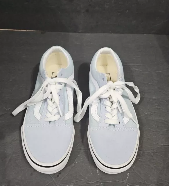 VANS Old Skool Light Blue Shoes Womens Size 5