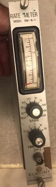 Vintage Elscint Rate Meter RM-N-1 NIM