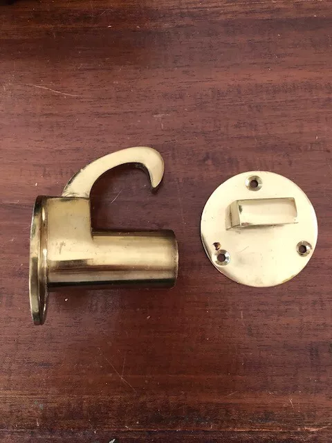 large solid brass latch