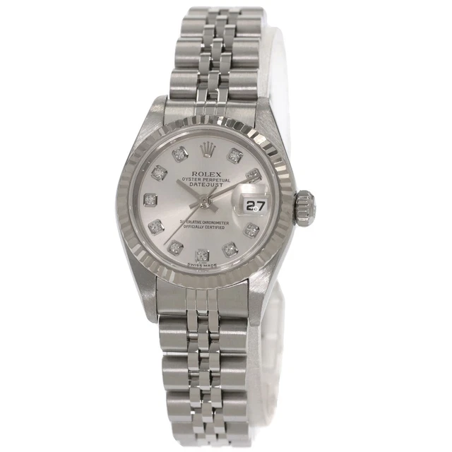 ROLEX DATEJUST 10P Diamond Watches 79174G Stainless Steel/Stainless Steel Ladies ROLEX DATEJUST 10P Diamond Watches 79174G Stainless Steel/Stainless Steel Ladies