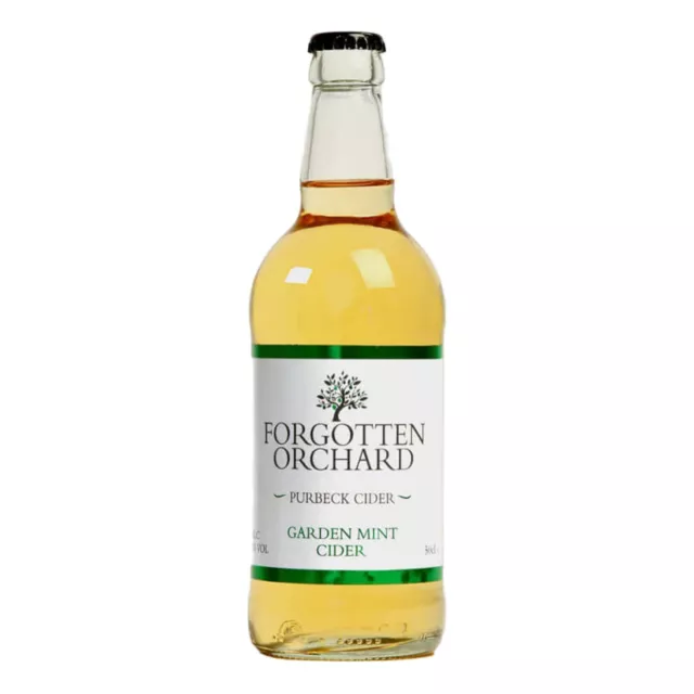 The Purbeck Cider Company Forgotten Orchard 4% Garden Mint Cider 500ml Pack of 3