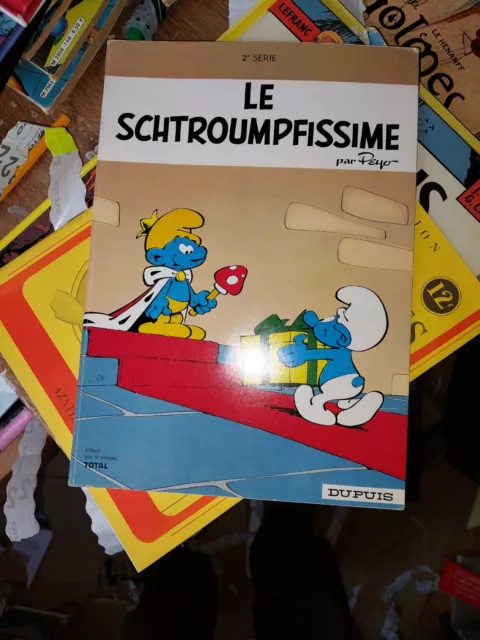 LES Schtroumpfs Le Schtroumpfissime PEYO ED DUPUID PUB  Total 1972 TBE