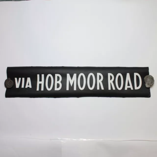 Hob Moor Straße Bus Jalousie Ziel Vintage 1975 Siebdruck Leinen Midlands