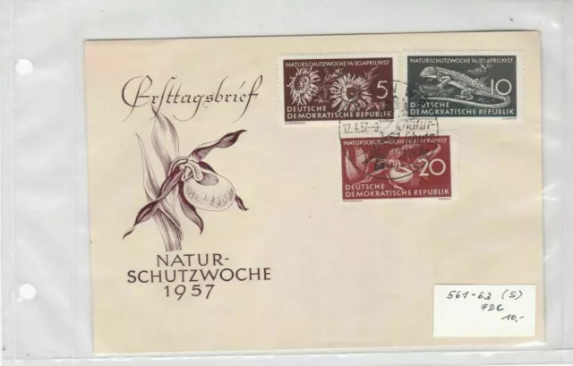 german democratic republic 1957 stamps cover ref 19180